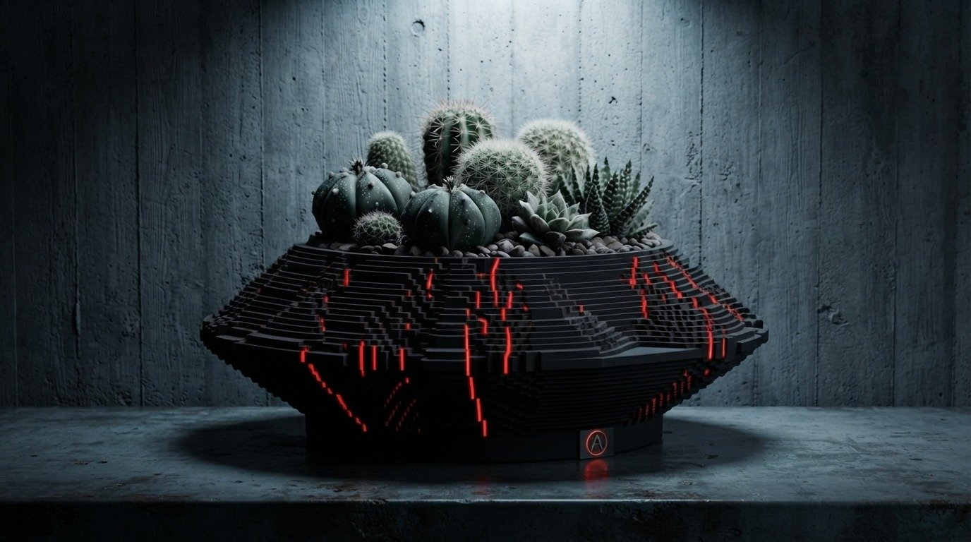 Minimalist Solitary Astrophytum VII